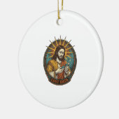Jesus Crushed USB Flash Drive Lost Data Humor_1 Keramisch Ornament (Links)