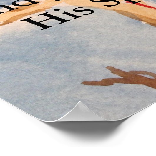 Jesus Crusified Poster (Hoek)