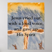 Jesus Crusified Poster (Voorkant)