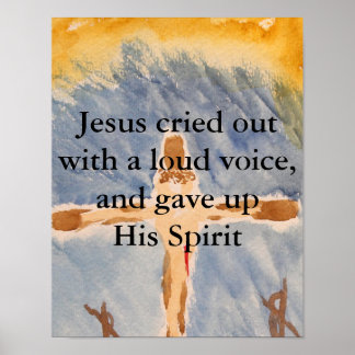 Jesus Crusified Poster