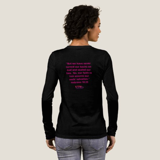Jesus > Cultuur Bella Canvas Lange mouw T-shirt (Achterkant)