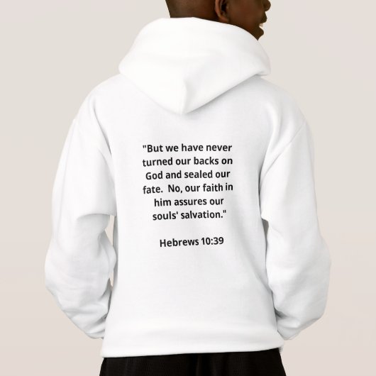 Jesus > Cultuur Jongens Hoodie (Achterkant)