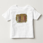 Jesus Cures de vrouw die bloeit Kinder Shirts (Voorkant)