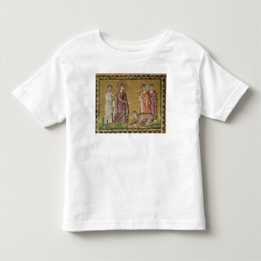Jesus Cures de vrouw die bloeit Kinder Shirts (Voorkant)