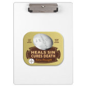 Jesus Cures Heals tablet Christelijk Faith God Klembord (Voorkant)