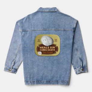 Jesus Cures Pill - Christelijke Godsdienst Denim Jacket