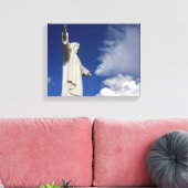jesus cusco canvas afdruk (Insitu (Woonkamer))