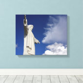 jesus cusco canvas afdruk (Insitu (Houten vloer))