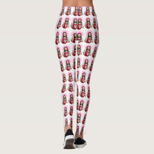 Jesus Custom Leggings (Achterkant)