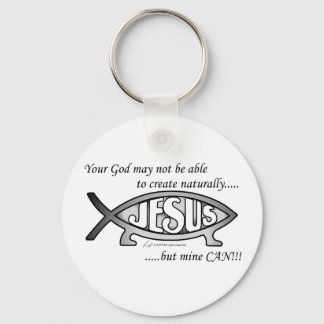 Jesus & Darwin Fish Sleutelhanger
