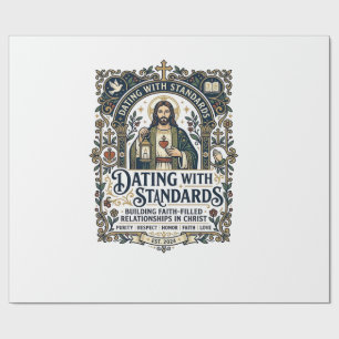 Jesus Dating Christelijke Relatie Humor T-shirt Fa Cadeaupapier