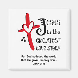 JESUS DE GROOTSTE VERLIES Christelijk Magneet