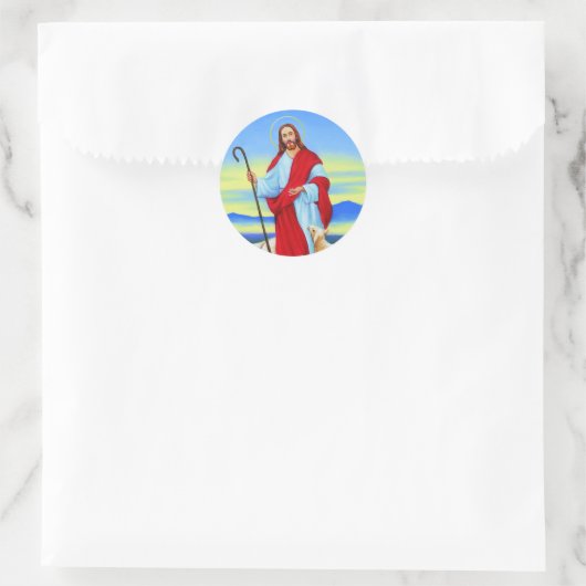 Jesus de herder sticker (Tas)