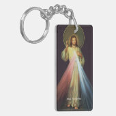 Jesus de la Misericordia Divine Mercy Sleutelhanger (Voorkant Links)