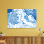 JESUS DE LAM EN JESUS DE LION CANVAS AFDRUK (Insitu (Woonkamer))
