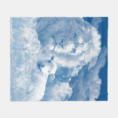 JESUS DE LAM EN JESUS DE LION FLEECE DEKEN (Voorkant (Horizontaal))