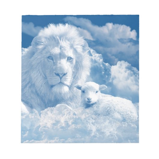 JESUS DE LAM EN JESUS DE LION NOTITIEBLOK (Voorkant)