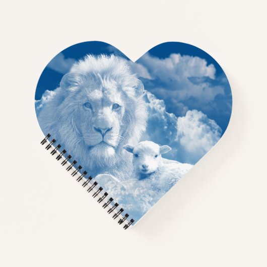 JESUS DE LAM EN JESUS DE LION NOTITIEBOEK (Voorkant)