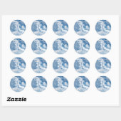 JESUS DE LAM EN JESUS DE LION RONDE STICKER (Vel)