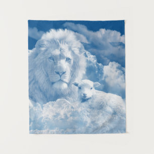 JESUS DE LAM EN JESUS DE LION WANDKLEED
