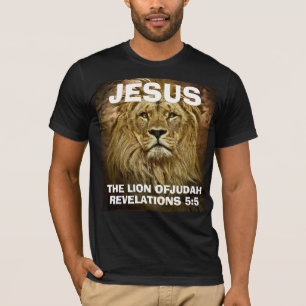 JESUS de LION JUDAH, Christelijke T-shirts