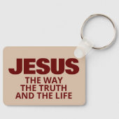 JESUS DE MANIER VAN DE WAARHEID EN HET LEVEN SLEUTELHANGER (Voorkant)