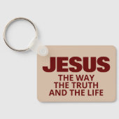 JESUS DE MANIER VAN DE WAARHEID EN HET LEVEN SLEUTELHANGER (Achterkant)