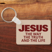 JESUS DE MANIER VAN DE WAARHEID EN HET LEVEN SLEUTELHANGER (Achterkant)