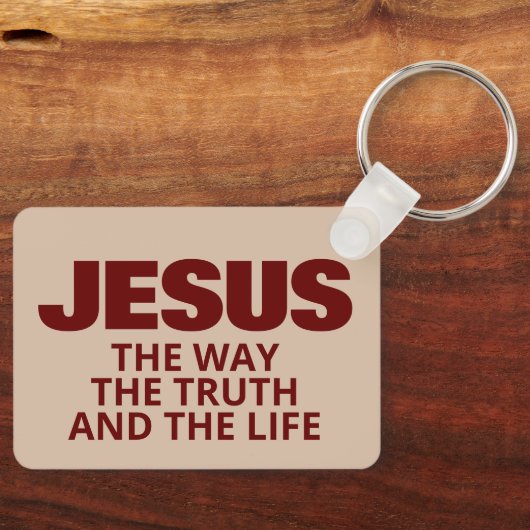 JESUS DE MANIER VAN DE WAARHEID EN HET LEVEN SLEUTELHANGER (Voorkant)