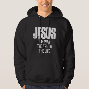 JESUS DE MANIER VAN DE WAARHEID VAN HET LEVEN HOODIE
