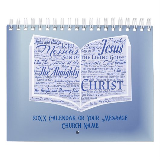 JESUS DE NAAM BOVEN ALLE NAMEN - Bijbelversie Kalender (Hoes)