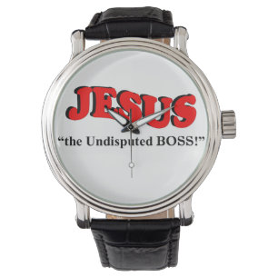 JESUS - "de onbetwiste BOSS!" (Mannen polshorloges Horloge