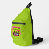 JESUS - De Prins van de Vrede - Christelijk Sling Bag (Rechterhoek)