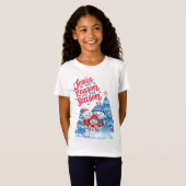 JESUS De reden voor het seizoen matching Christeli T-shirt (Voorkant volledig)