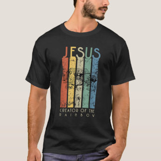 JESUS De schepper van de regenboognoah en de Ark T-shirt