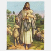 JESUS de SHEPPARD Fleece Blanket (Voorkant)