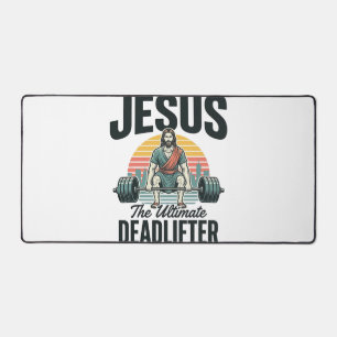 Jesus De Ultieme Deadlifter Vintage Bureaumat