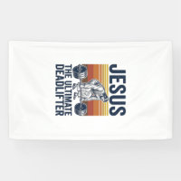 Jesus De Ultieme Deadlifter Vintage Gym T-shirt_1