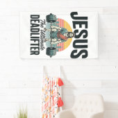 Jesus De Ultieme Deltrainer Vintage Spandoek (Insitu)