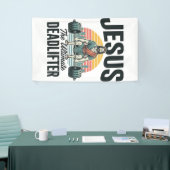 Jesus De Ultieme Deltrainer Vintage Spandoek (Beurs)