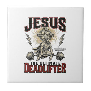 Jesus De Ultieme Deltraverser Vintage Christelijk  Tegeltje
