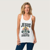 Jesus De Ultieme Dode Lifter Vintage Tanktop (Volledige Voorkant)