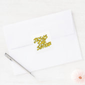 JESUS DE VERLOSSER VIERKANTE STICKER (Envelop)