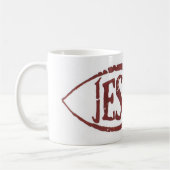 jesus de vis koffiemok (Links)