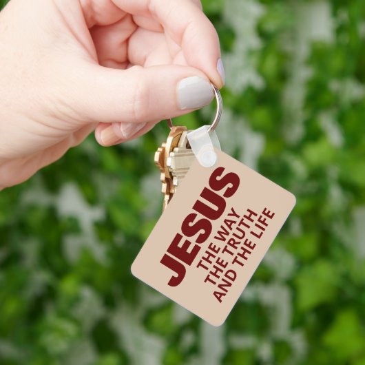 JESUS DE WEG DE WAARHEID EN HET LEVEN SLEUTELHANGER (Hand)