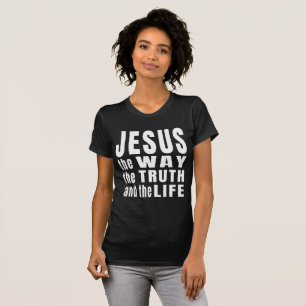Jesus de weg de waarheid en het leven T-shirt
