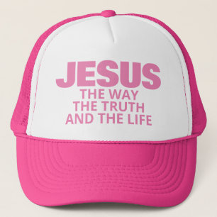 JESUS DE WEG DE WAARHEID EN HET LEVEN TRUCKER HOED PET