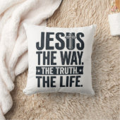 Jesus De Weg De Waarheid Het Leven Christelijk T-S Kussen (Deken)