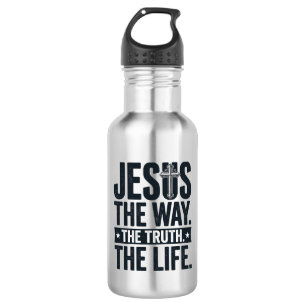 Jesus De Weg De Waarheid Het Leven Christelijk T-S Waterfles