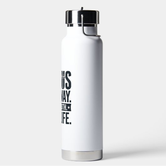 Jesus De Weg De Waarheid Het Leven Christelijk T-S Waterfles (Links)